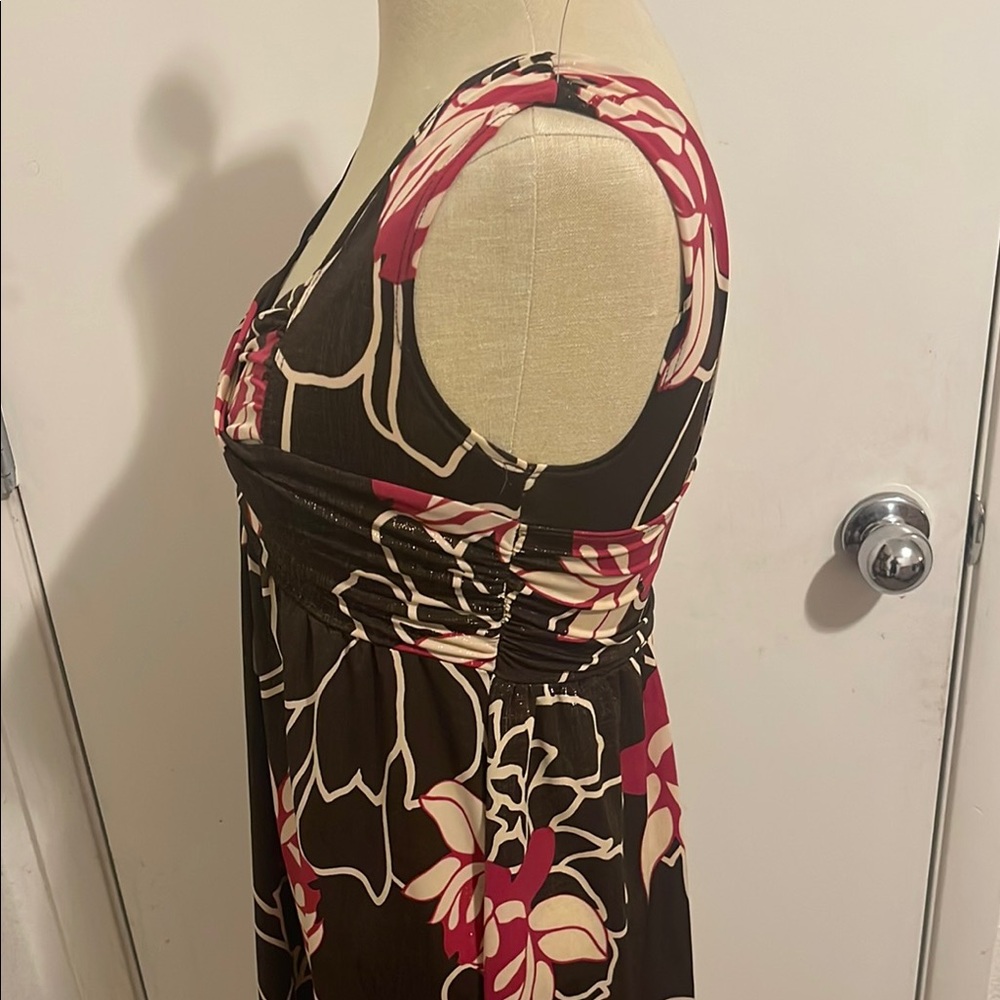 Moa Moa Pink and Brown Patterned Top - Picture 3 of 4